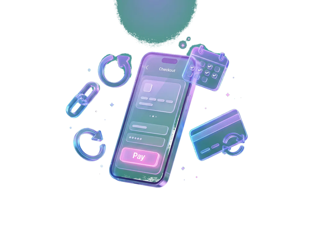 Payment links and recurring subscriptions on mobile