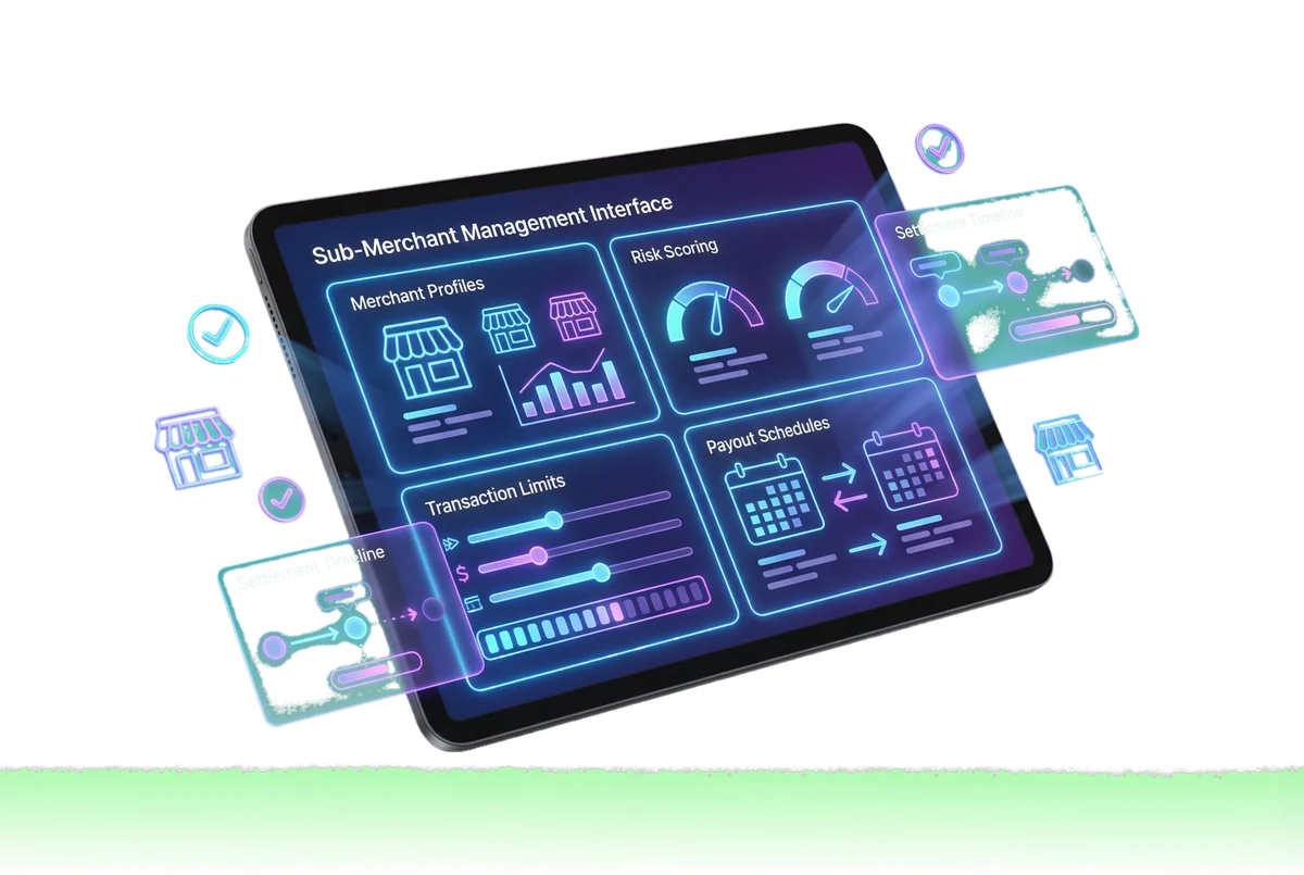 Sub-merchant control